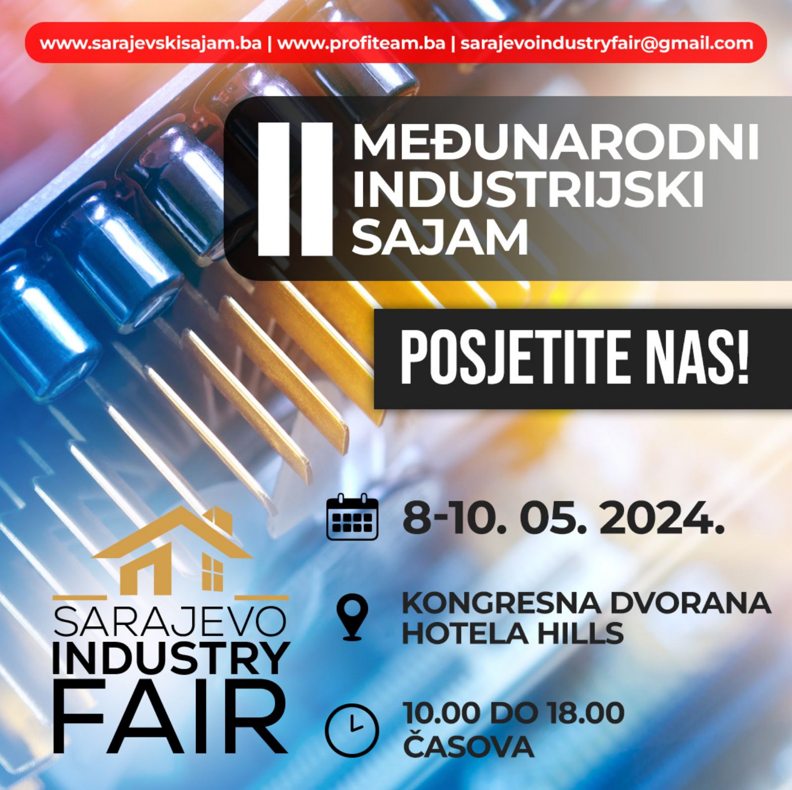 Međunarodni industrijski sajam SARAJEVO INDUSTRY FAIR – SIF 2024: Sve je spremno za jedinstveni privredni događaj u Bosni i Hercegovini